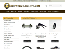 Tablet Screenshot of brewerygaskets.com
